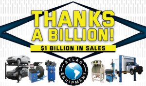 Atlas Automotive Equipment Launches Giveaway Marking Sales Milestone | THE SHOP