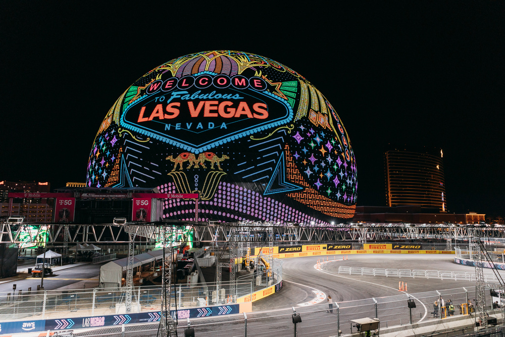Las Vegas Sphere Will Put On a Show Before & During F1 Race | THE SHOP