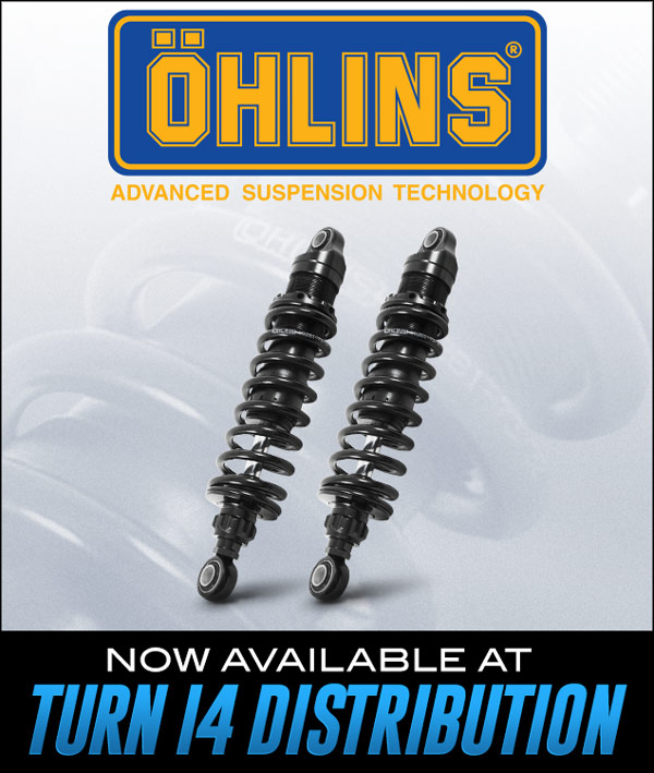 Turn 14 Distribution Adds Öhlins Racing Motorcycle Products to Line Card | THE SHOP