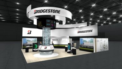 Bridgestone CES 2024 booth rendering