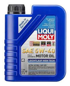 LIQUI MOLY Blue oil bottle
