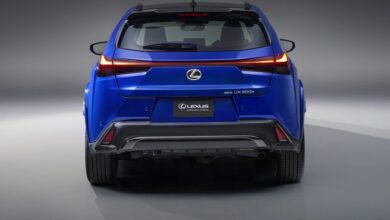 2025 Lexus UX h blue crossover