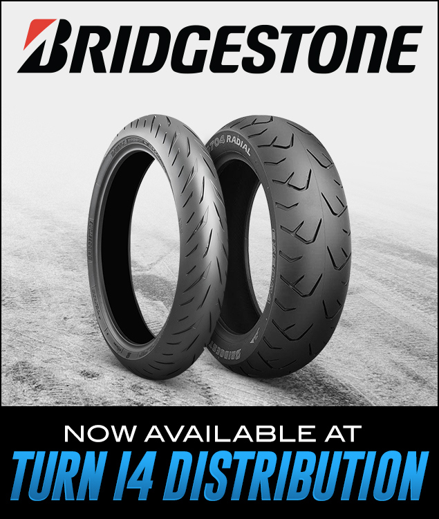 turn 14 bridgestone moto tire graphic