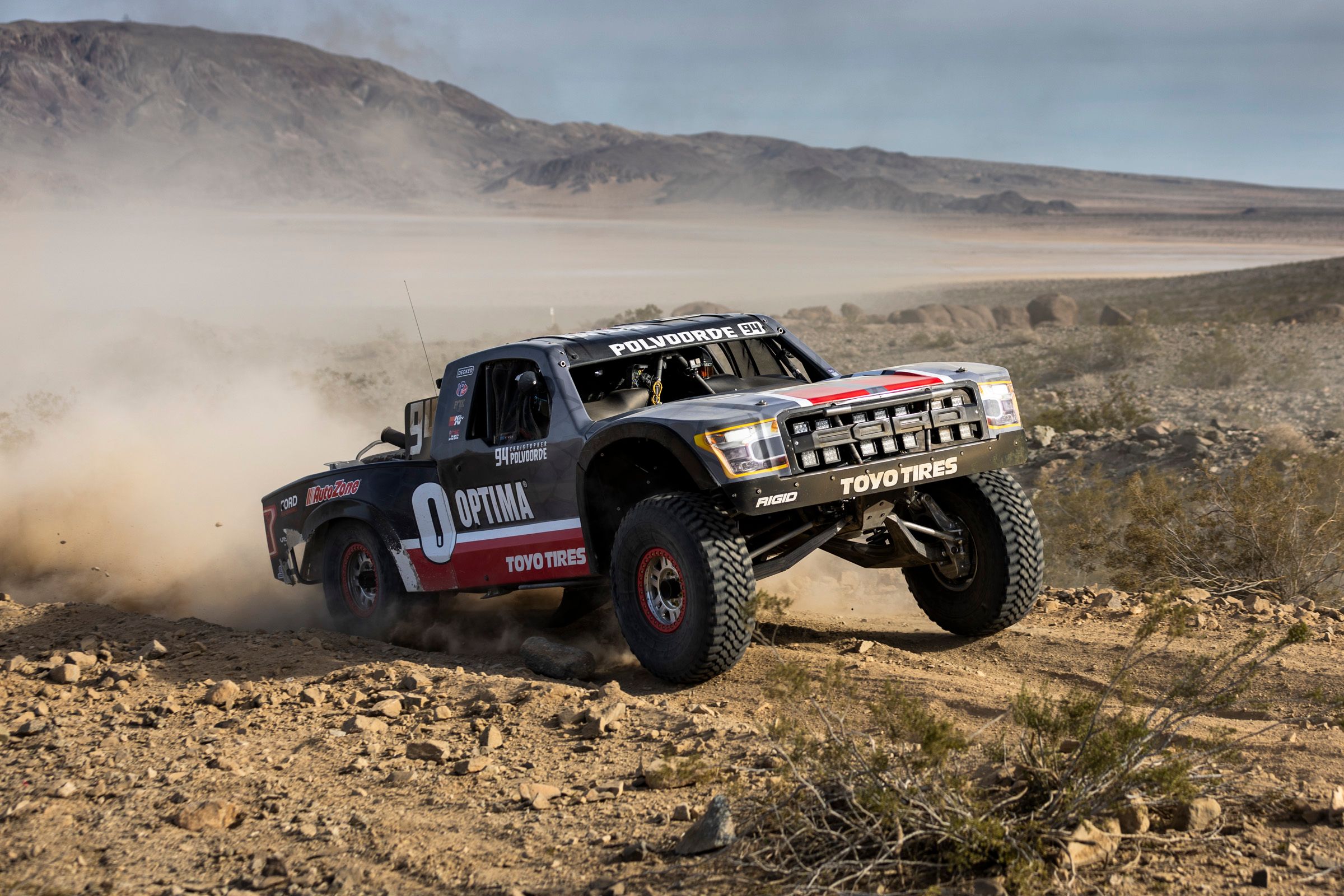 OPTIMA Batteries Trophy Truck Wins at 2024 King Of The Hammers | THE SHOP