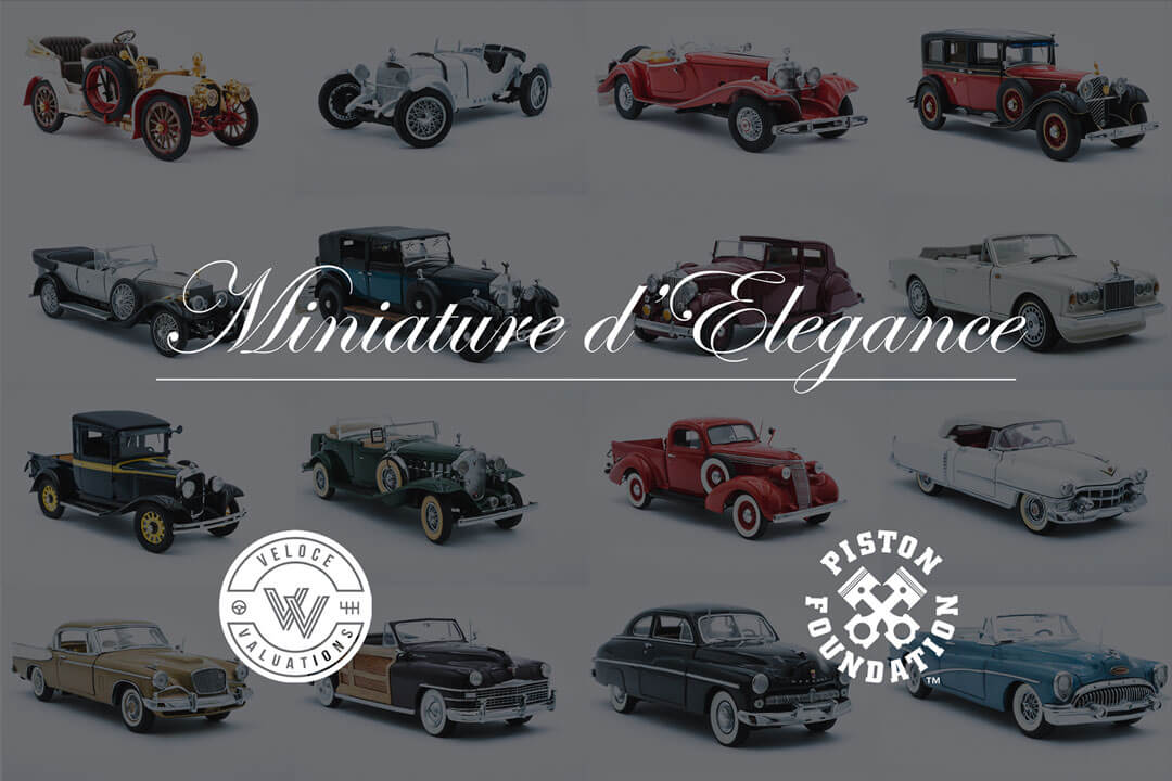 The Piston Foundation & Veloce Valuations Partner for Miniature d'Elegance Auctions | THE SHOP