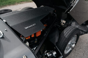 Moment Motor Company Reveals Electric Jaguar E-Type | THE SHOP