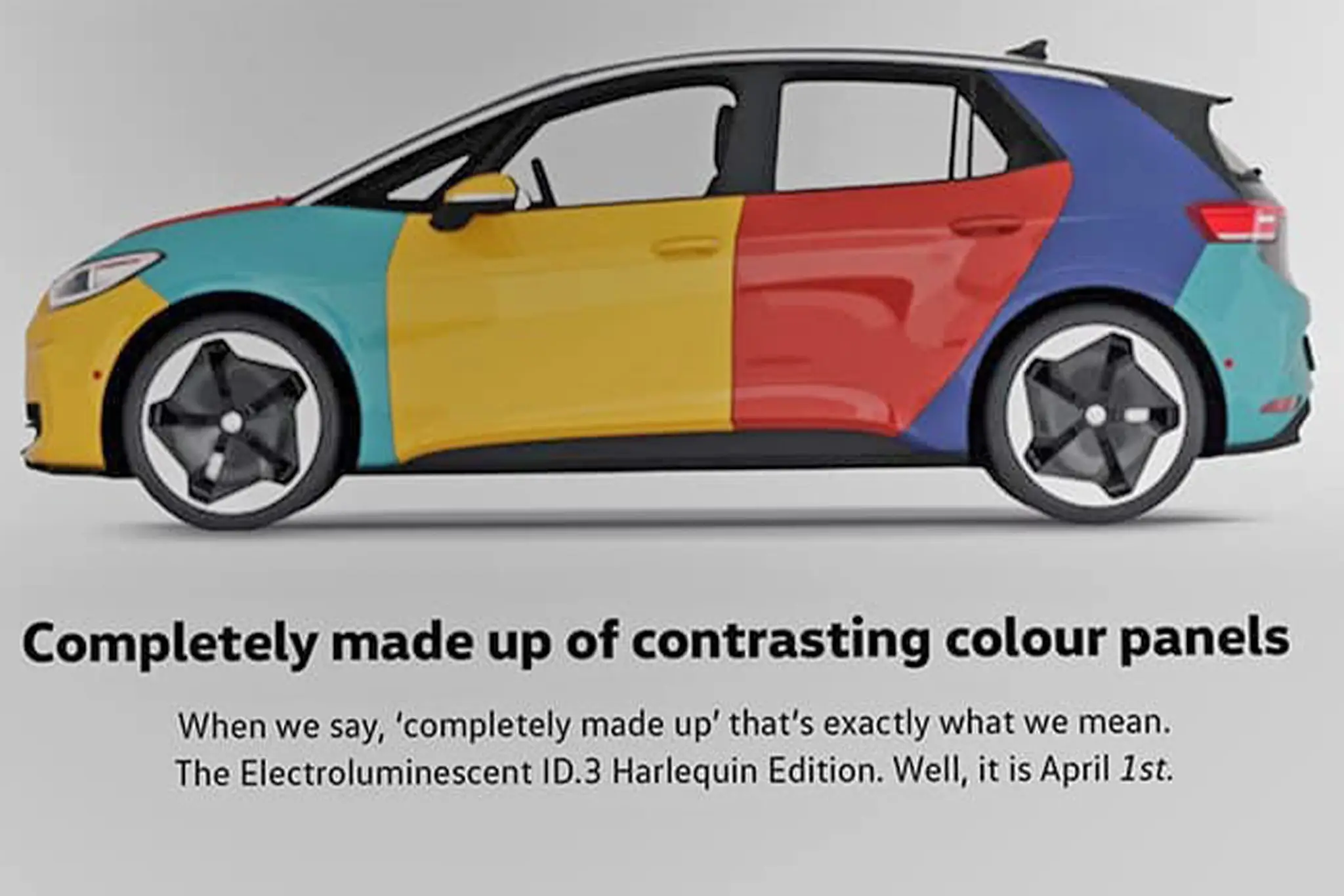 VW Teases Harlequin Edition ID.3 for April Fools' Day | THE SHOP