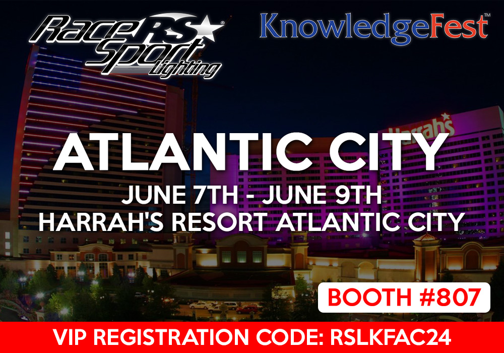 Race Sport Lighting Prepares for KnowledgeFest Atlantic City | THE SHOP