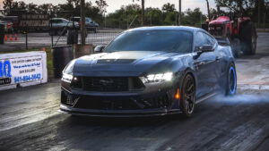 Lethal Performance Ford Mustang Dark Horse Sets Quarter-Mile Record | THE SHOP