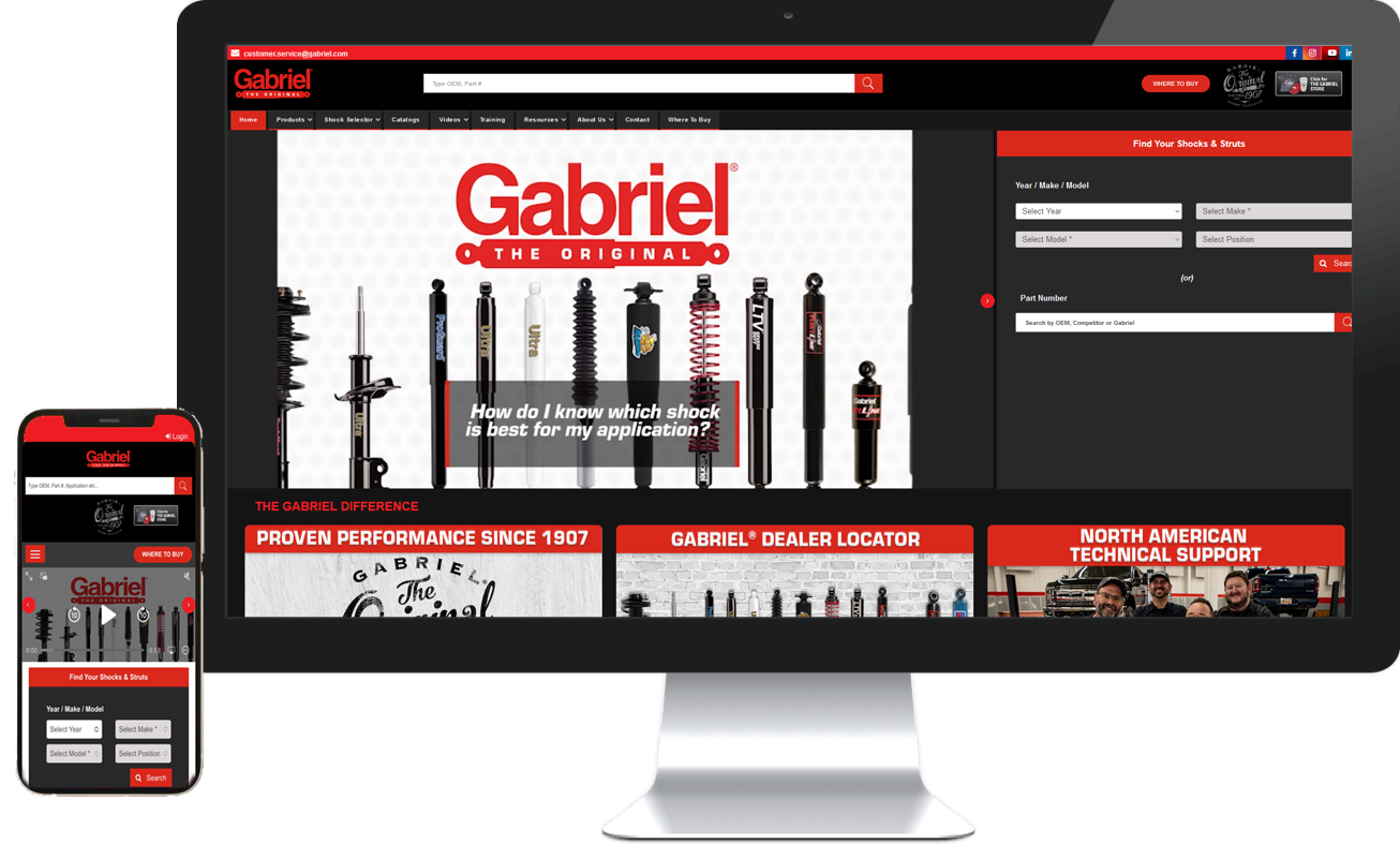 Gabriel Launches New Website | THE SHOP