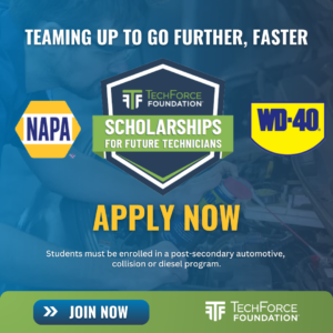 TechForce Foundation Partners With NAPA & WD40 | THE SHOP