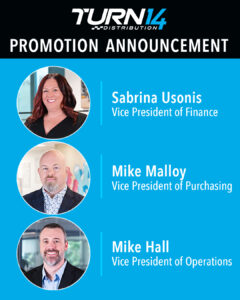 Turn 14 Distribution Names Three New Vice Presidents | THE SHOP