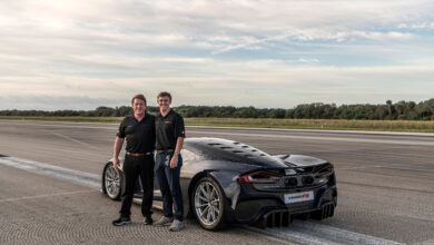 Hennessey Sets Standing Half-Mile Speed of 219.07 MPH | THE SHOP