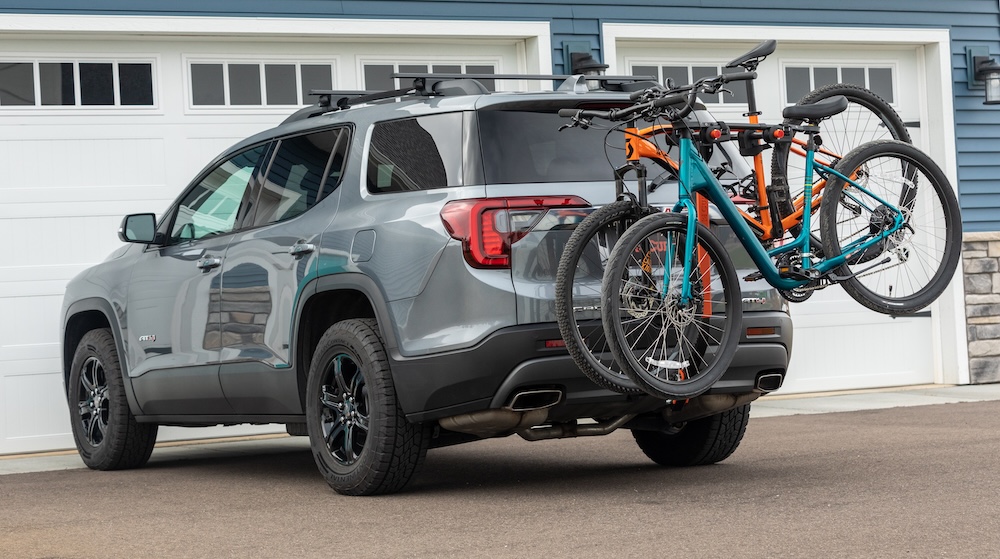 Lippert Bike Rack on gray SUV