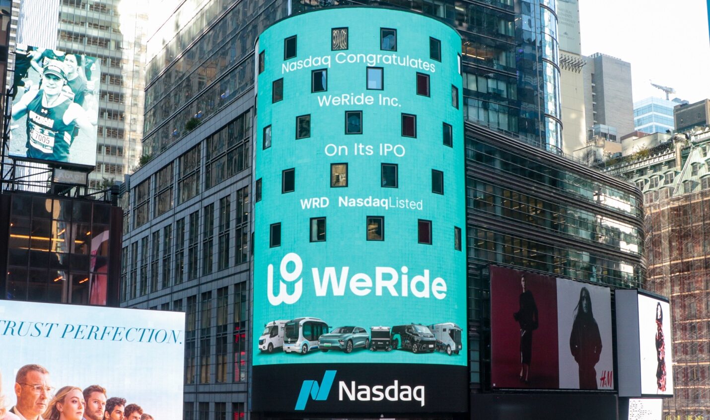 WeRide Listed On the Nasdaq | THE SHOP