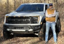 Mike Caudill with Raptor