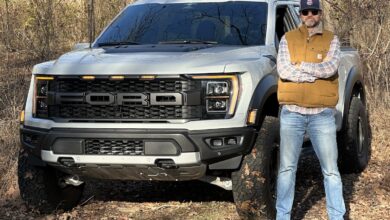 Mike Caudill with Raptor