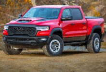 red 2025 Ram 1500 RHO