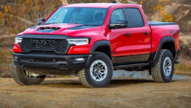 red 2025 Ram 1500 RHO