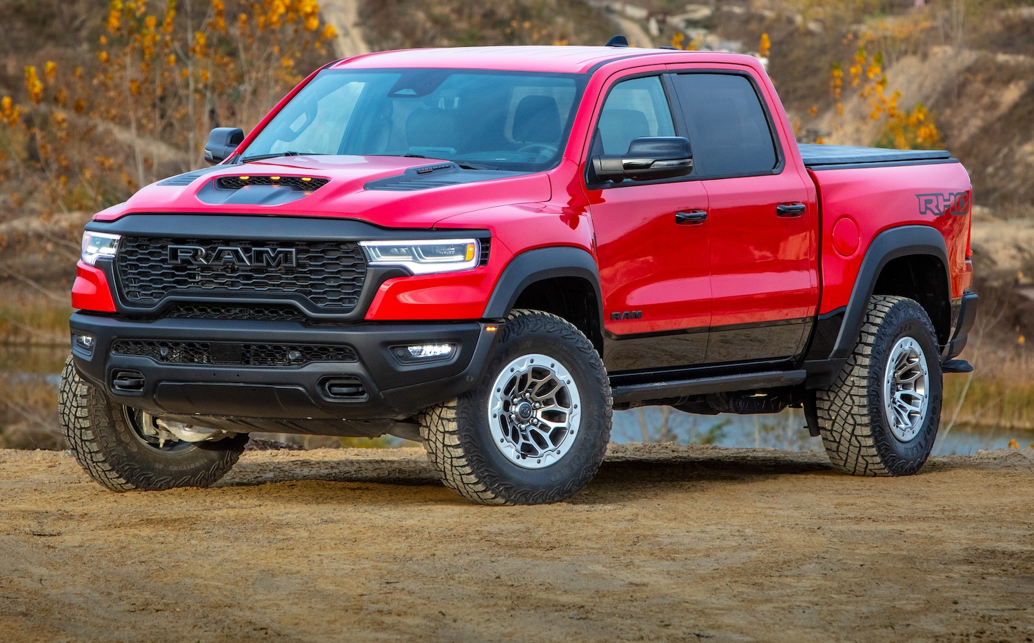 red 2025 Ram 1500 RHO