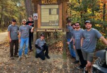 Yokohama Tire volunteers at trailhead