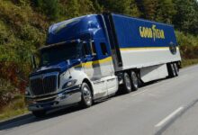 Goodyear semi truck