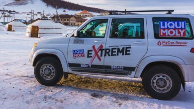 LIQUI MOLY Extreme adventure travel SUV in snow