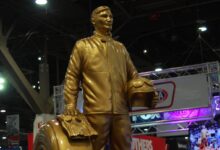 giant wally at nhra sema booth