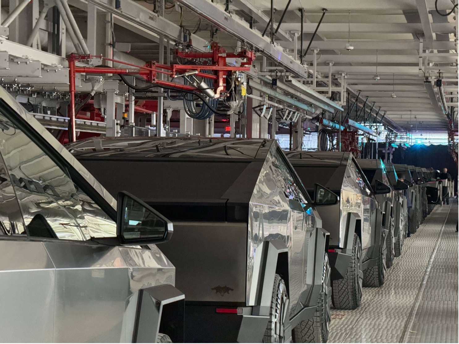 Tesla production line