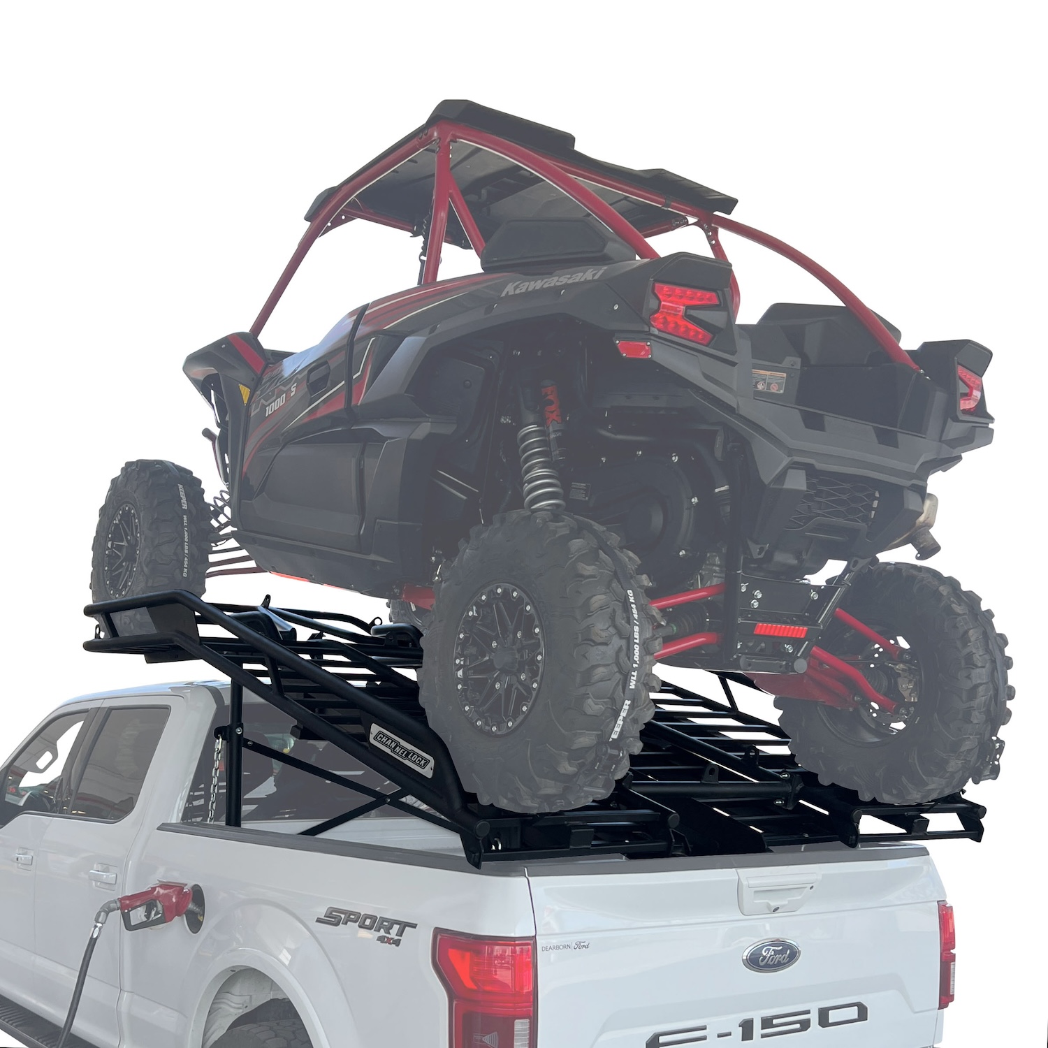 channellock truck bed rack with utv