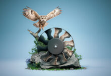 mahle fan/owl graphic