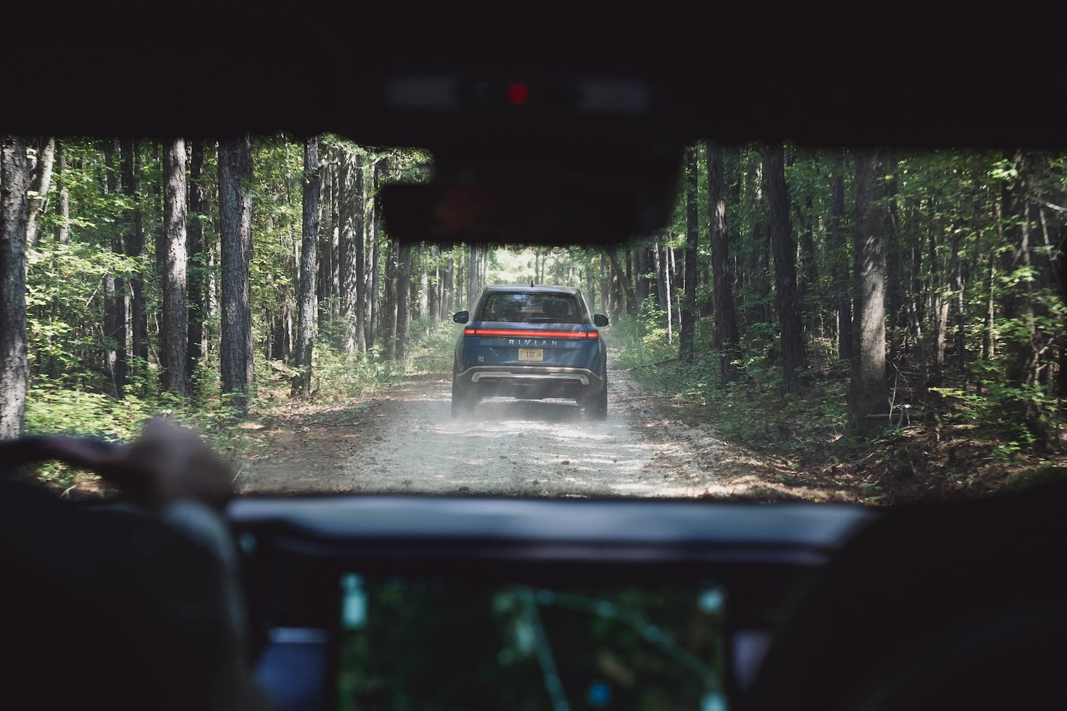 rivian windshield suv