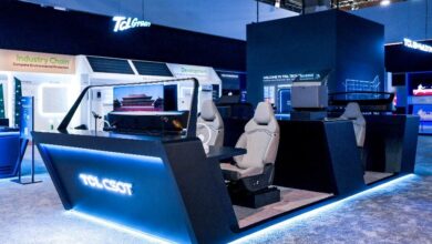 TCL CSOT's automotive display zone at CES 2025