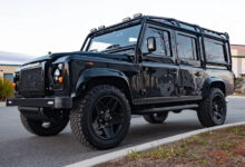 A 1996 Vintage Land Rover Defender 110