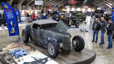 1936 Ford Roadster on display at 75th Grand National Roadster Show