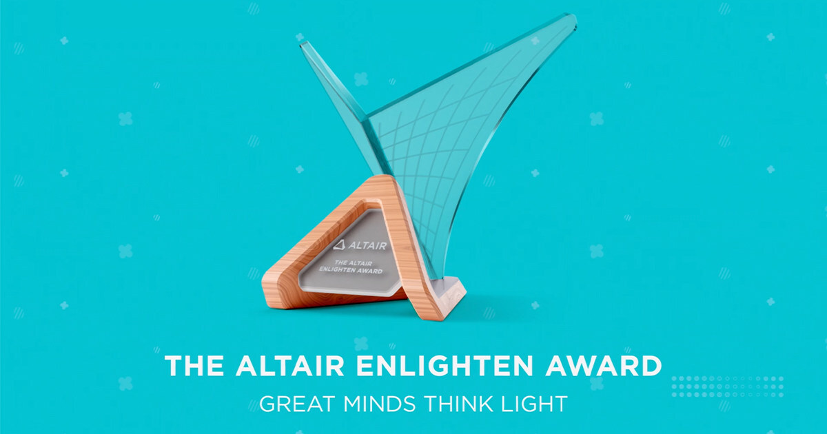 Altair Enlighten Award 2025 trophy