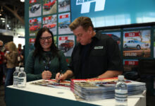 Chip Foose at Hemmings booth SEMA