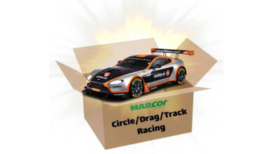 DH2T/Marcor Shop-in-a-Box graphic for racing