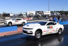 HPX Poole Adams COPO Camaros on dragstrip