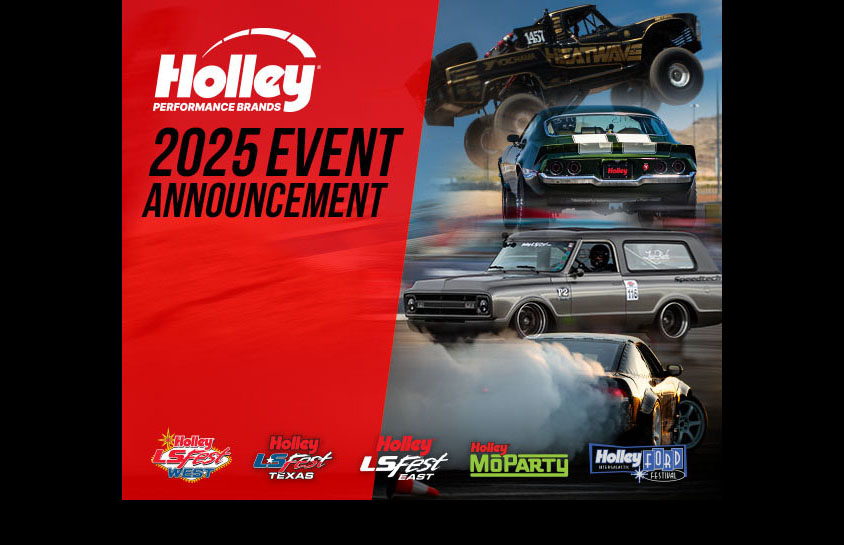 Holley Performance Brands 2025 flagship event season.