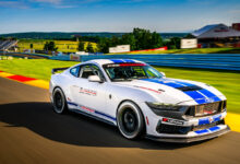 Ford Performance-engineered Mustang Dark Horse R on race track