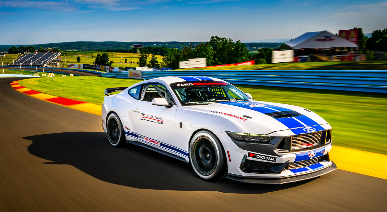 Ford Performance-engineered Mustang Dark Horse R on race track