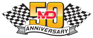 Mustang Dynamometer 50th Anniversary Logo