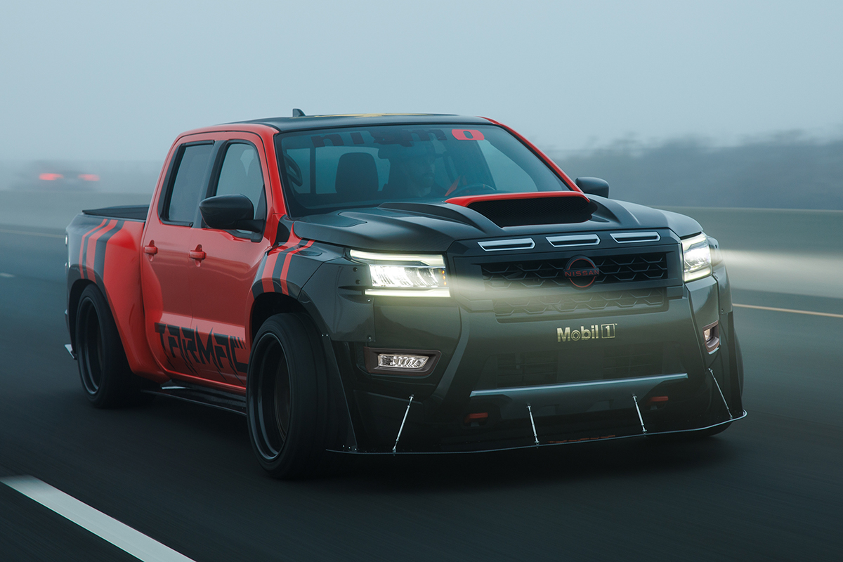 Nissan Frontier TARMAC Concept on the road