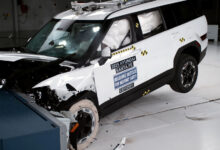 2025 Hyundai Santa Fe during crash test