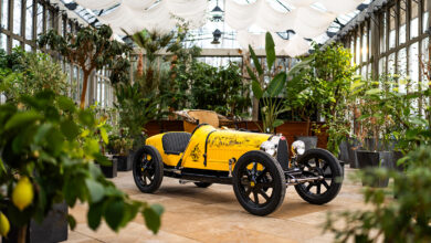 Bugatti Baby II in greenhouse