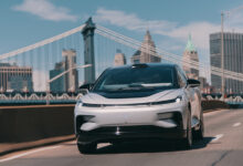 Faraday Future FF 91 2.0 driving in NY