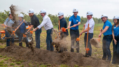 P1 Motor Club members breaking ground