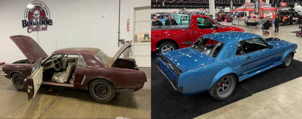 TREMEC Mustang Project Before and After