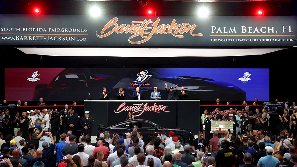 2024 Ford Mustang Dark Horse VIN_001 at Barrett-Jackson auction